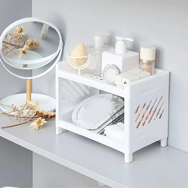 Premium Modern Hollow Desk Shelf Organizer for Office