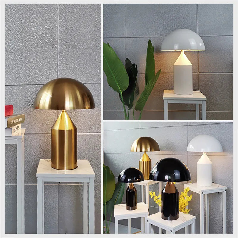 Mushroom Glow Desk Lamp — Copper Edition