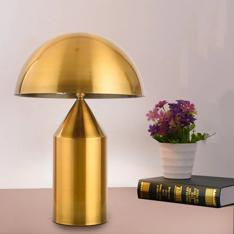 Mushroom Glow Desk Lamp — Copper Edition